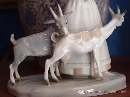 Segunda mano: PORCELANA DE LLADR&Oacute;.PASTORA CON REBA&Ntilde;O. - Foto 7