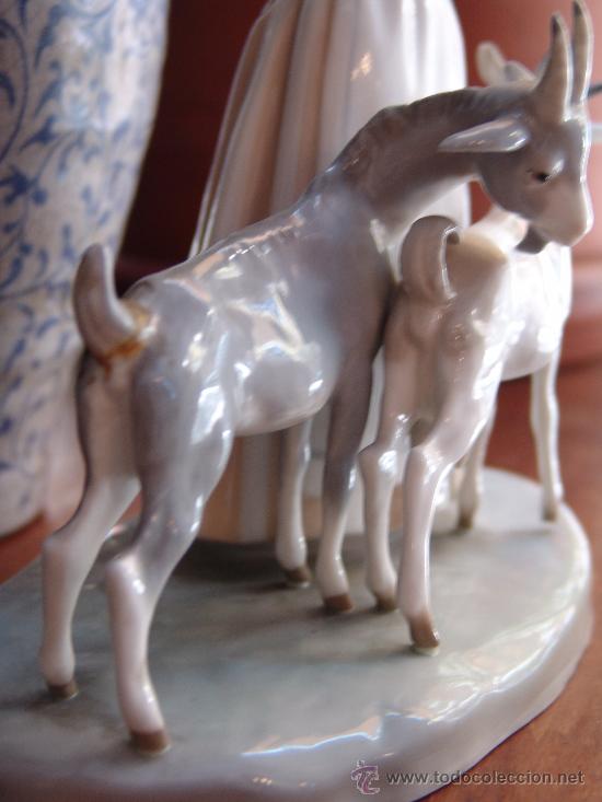 Segunda mano: PORCELANA DE LLADR&Oacute;.PASTORA CON REBA&Ntilde;O. - Foto 2