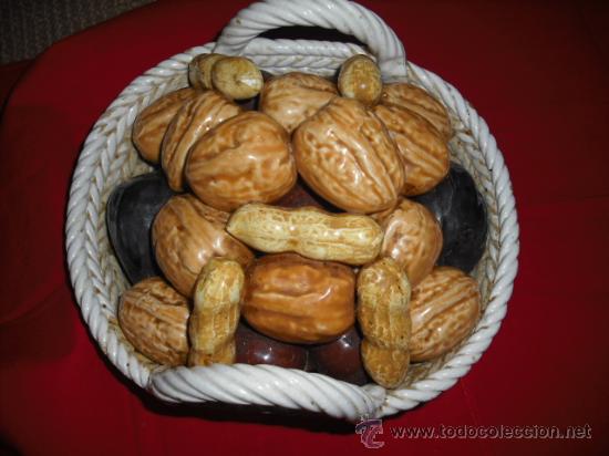 Segunda mano: CESTO CERAMICA FRUTOS SECOS - Foto 1