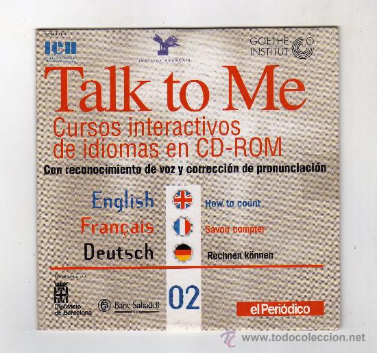 Segunda mano: TALK TO ME N&ordm; 2 &middot; CURSOS INTERACTIVOS DE IDIOMAS EN CD-ROM &middot; C&oacute;mo contar - - Foto 1
