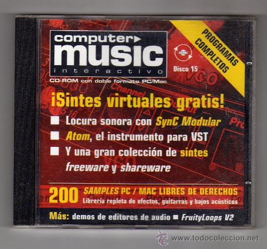 Segunda mano: CD ROM N&ordm; 15 COMPUTER MUSIC INTERACTIVO - &iexcl;Sintes virtuales gratis! - Foto 1
