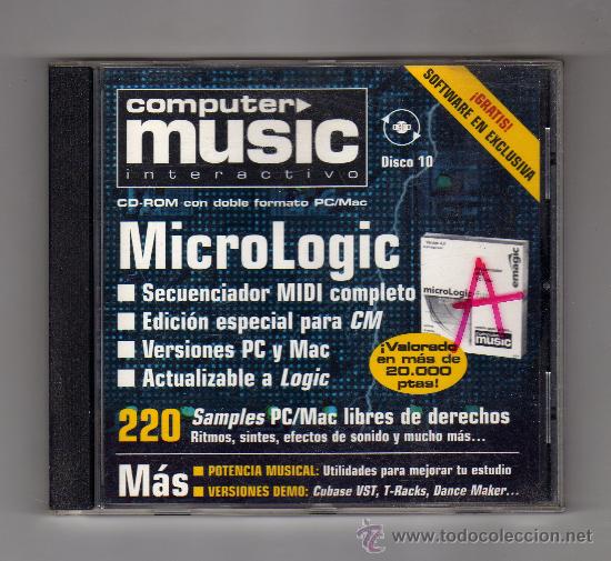 Segunda mano: CD ROM N&ordm; 10 COMPUTER MUSIC INTERACTIVO - micrologic - Foto 1