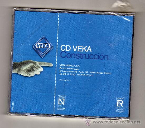 Segunda mano: CD-ROM CAT&Aacute;LOGO T&Eacute;CNICO EN FORMATO PRESTO CD VEKA CONSTRUCCI&Oacute;N - PRECINTADO - Foto 2