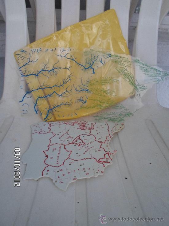 Segunda mano: PLANTILLA DE MAPAS DE ESPA&Ntilde;A EN PLASTICO - Foto 2