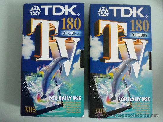 Segunda mano: 2 cintas de video VHS TDK 180 3 horas - Foto 1