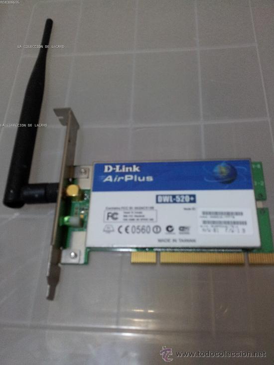 Segunda mano: TARJETA WIFI CON ANTENA PARA PC D-LINK AIR-PLUS 520 - Foto 1