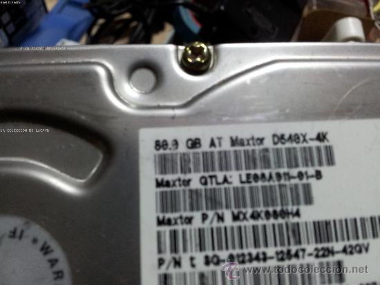 Segunda mano: ANTIGUO DISCO DURO PARA PC ANTIGUOS DE 80 GB - Foto 1