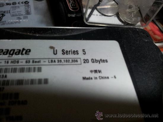 Segunda mano: ANTIGUO DISCO DURO PARA PC ANTIGUOS DE 20 GB - Foto 1
