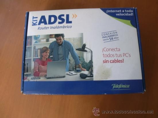 Segunda mano: Kit ADSL Router Inal&aacute;mbrico multipuerto Telef&oacute;nica Versi&oacute;n 4.0 - Funciona perfectamente - Foto 1