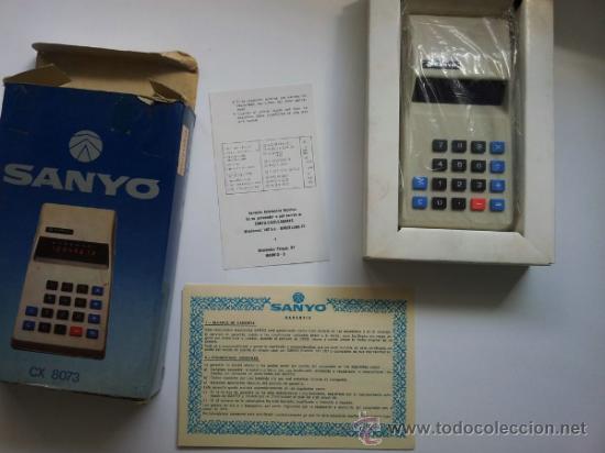 Segunda mano: CALCULADORA SANYO CX 8073 NUEVA - Foto 3