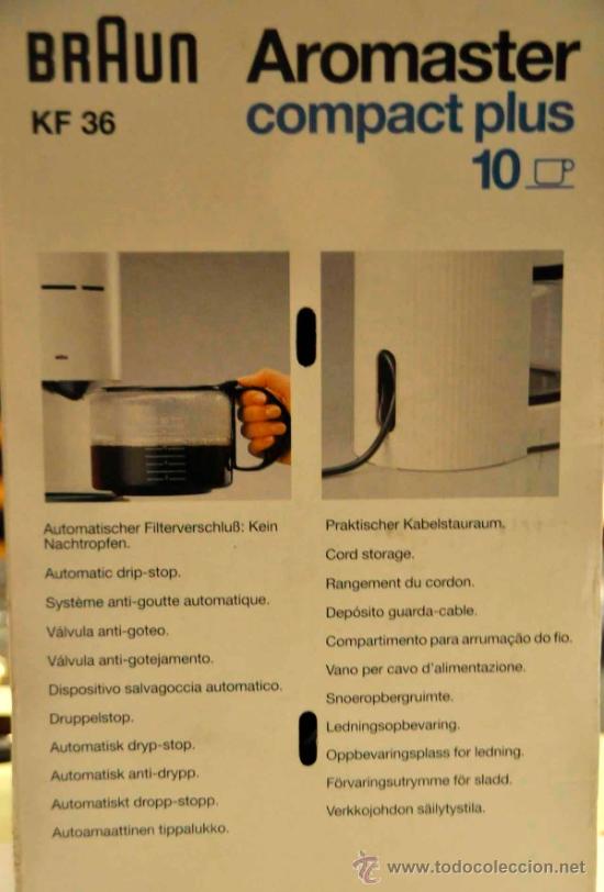 Cafetera braun aromaster kf 36 compact plus 10 - Sold through Direct Sale -  35841900