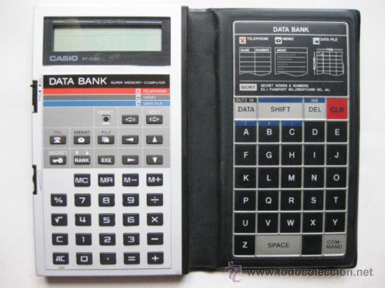 Segunda mano: CALCULADORA CASIO DATA BANK PF-3100 - - Foto 1
