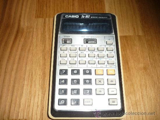 Segunda mano: CALCULADORA DIODOS - CASIO FX-102 - A&Ntilde;O 1976 FUNCIONANDO - Foto 1