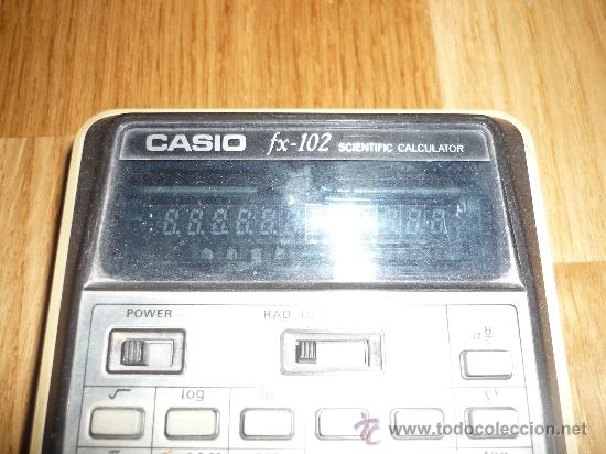 Segunda mano: CALCULADORA DIODOS - CASIO FX-102 - A&Ntilde;O 1976 FUNCIONANDO - Foto 2