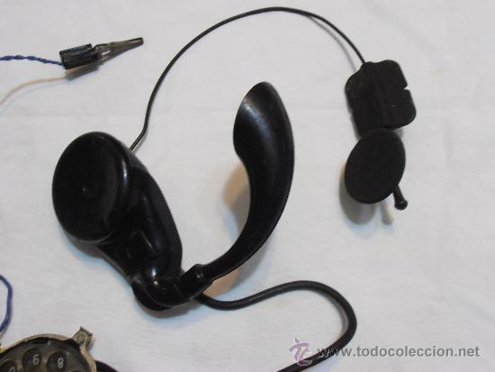 Segunda mano: AURICULARES CON MICROFONO Y DISCO DE TELEFONO DE CENTRALITA TELEFONICA - Foto 2