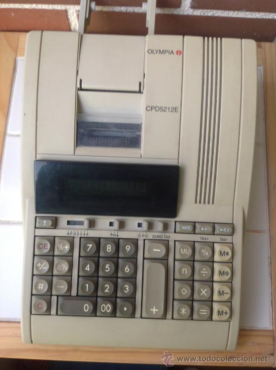Segunda mano: Antigua CALCULADORA OLIMPIA CPD5212E ,FUNCIONANDO - Foto 1