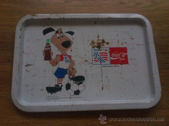 Segunda mano: Antigua bandeja de coca coa de la world cup 94 1992 - Foto 4
