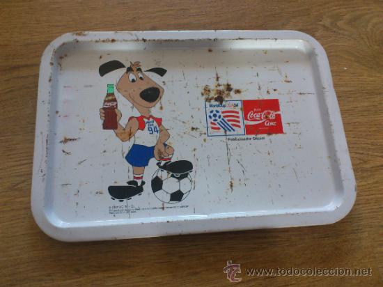 Segunda mano: Antigua bandeja de coca coa de la world cup 94 1992 - Foto 7