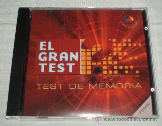 Segunda mano: cd el gran test de la memoria (pc-mac) - Foto 1