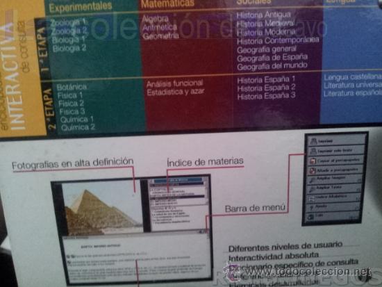 Segunda mano: ENCICLOPEDIA INTERACTIVA EN 28 CD&acute;S EN 2 ARCHIVADORES - Foto 5
