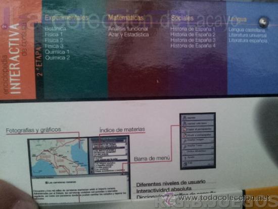 Segunda mano: ENCICLOPEDIA INTERACTIVA EN 28 CD&acute;S EN 2 ARCHIVADORES - Foto 6
