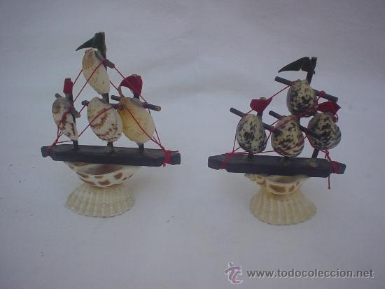 Segunda mano: FIGURAS DE CONCHAS DE BARCOS - Foto 1
