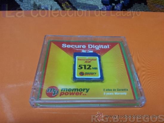 Segunda mano: TARJETA DE MEMORIA SECURE DIGITAL SD 512 MEGAS MB - Foto 1