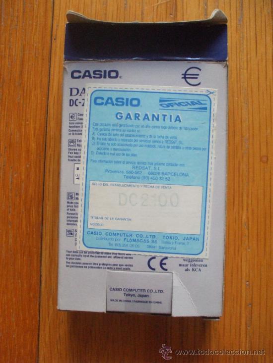 Segunda mano: CASIO DATA BANK DC-2100ER-W EURO CONVERSION - Foto 5