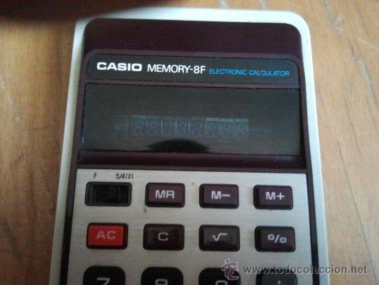 Segunda mano: calculadora casio antigua  casio memory 8f - Foto 2