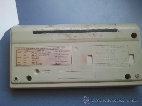 Segunda mano: calculadora antigua sharp - Foto 3
