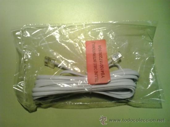Segunda mano: CABLE TELEF&Oacute;NICO (INTERNACIONAL) TEL/LINE - BLANCO - Foto 1