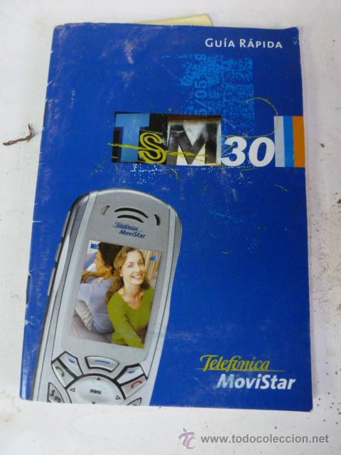 Segunda mano: Instrucciones guia rapida del telefono SM 30 - Foto 1