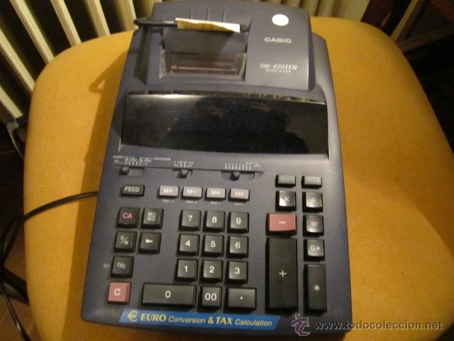calculadora registradora eléctrica casio dr-420 - Compra venta todocoleccion