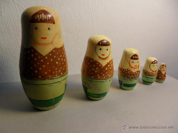 Segunda mano: MATRIOSCA CLASICA DE CINCO FIGURAS - Foto 1