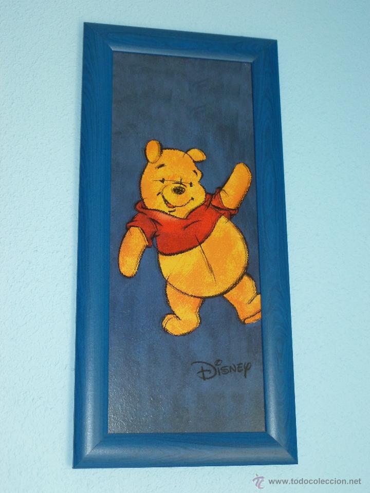 Segunda mano: Cuadro Disney Winnie con marco de madera - Foto 1