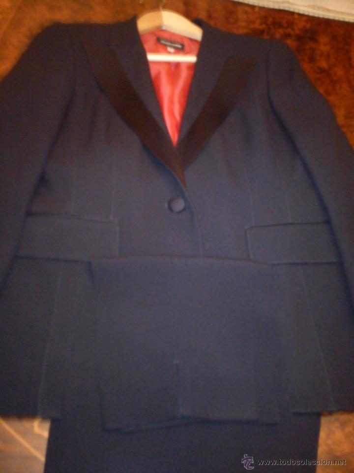 Smoking mujer fiesta negro ,forro rojo con pant - Vendido en Venta Directa  - 41274849