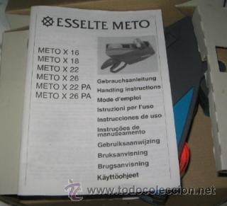 Segunda mano: ETIQUETADORA DE PRECIOS METO CON CAJA E INSTRUCCIONES - Foto 4