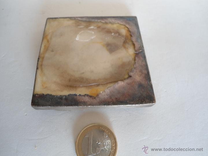 Segunda mano: CUADRITO DE RESINA LAMINADO EN PLATA DE JERUSALEM - Foto 2