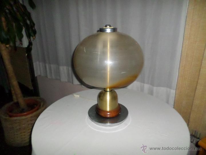 Segunda mano: Lampara estilo vintage. Pantalla esferica. - Foto 2