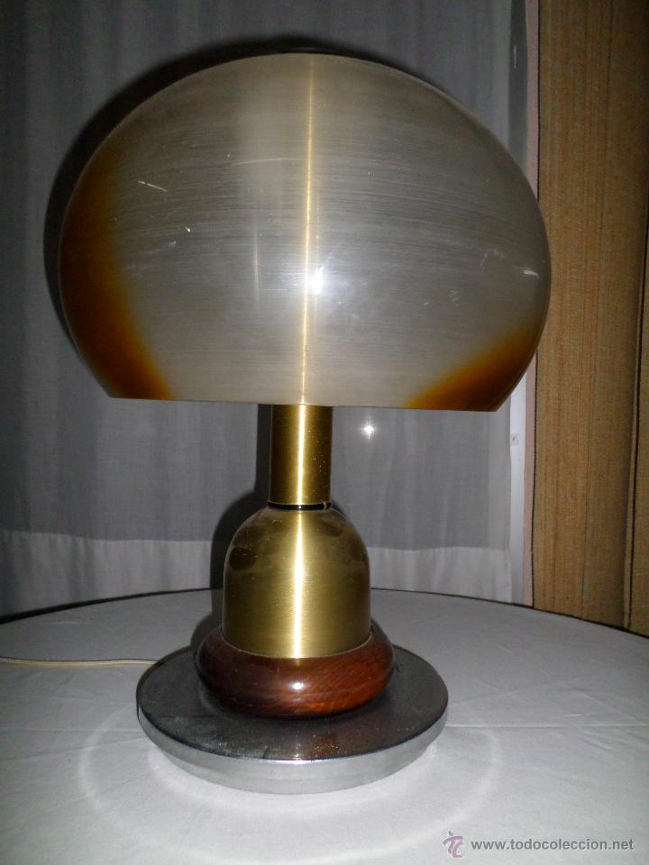 Segunda mano: Lampara estilo vintage. Pantalla esferica. - Foto 4