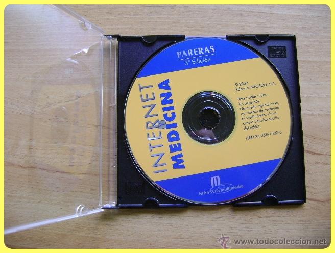 Segunda mano: CD-Rom Internet y Medicina, Pareras 3&ordf; edici&oacute;n. Masson 2000 - Foto 2