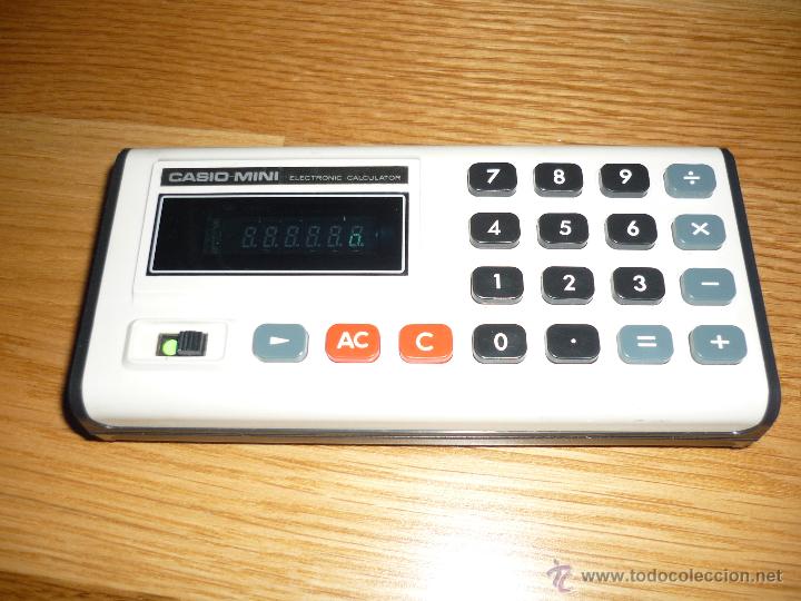 Segunda mano: CALCULADORA CASIO MINI COLOR BLANCO FUNCIONADO - Foto 1