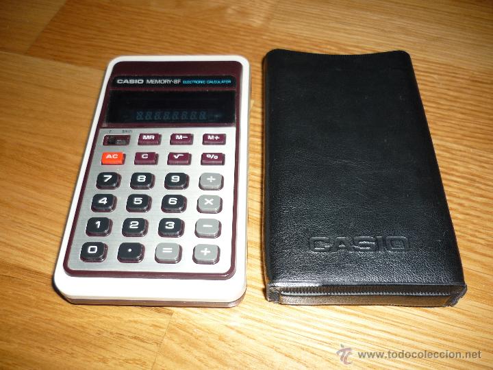 Segunda mano: CALCULADORA CASIO MEMORY - 8F H812 CON FUNDA ORIGINAL - Foto 1