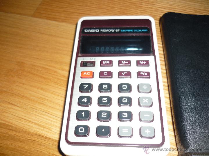 Segunda mano: CALCULADORA CASIO MEMORY - 8F H812 CON FUNDA ORIGINAL - Foto 3