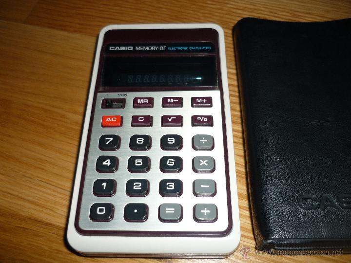Segunda mano: CALCULADORA CASIO MEMORY - 8F H812 CON FUNDA ORIGINAL - Foto 4