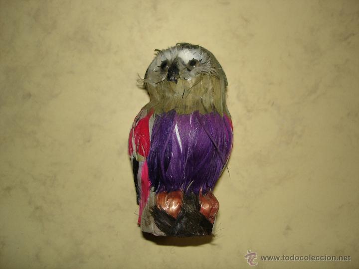 Segunda mano: BUHO DE ESCAYOLA EMPLUMADO - 10 CM. APROX. - Foto 1