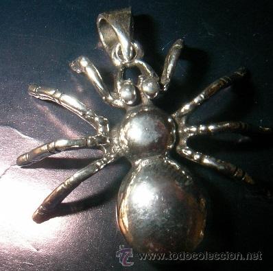 Segunda mano: colgante ara&ntilde;a en plata de ley - 3cms - Foto 1