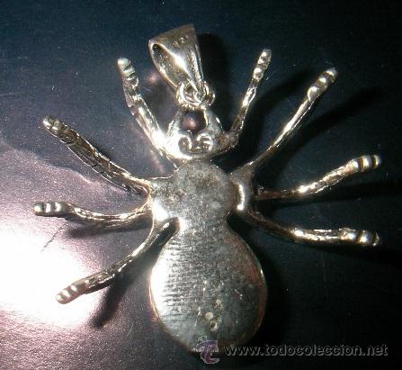 Segunda mano: colgante ara&ntilde;a en plata de ley - 3cms - Foto 2