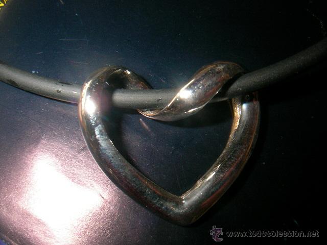 Segunda mano: colgante corazon rizado para cordon - 3cms - Foto 2