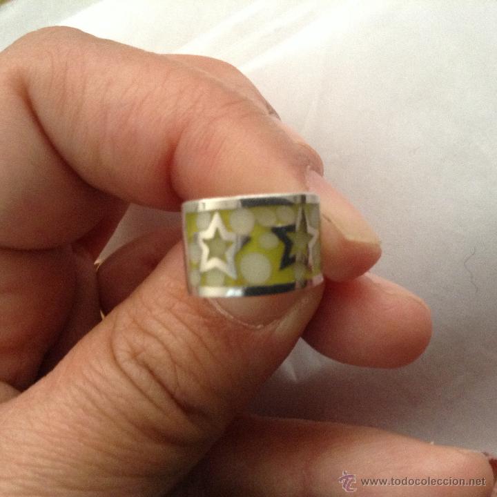 Segunda mano: Pendientes plata de ley con taracea de n&aacute;car - Foto 3